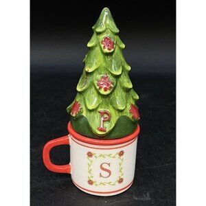 BRAXIO Salt and Pepper Shakers Set 2 Pc Christmas Tree and Mug Decorative